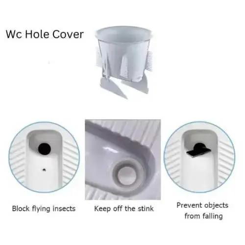 WC Hole Cover for flush Smell, Rats blocker for toilet closit Reviews ⭐⭐⭐⭐⭐ (FREE SHIPPPING) Multi Collections