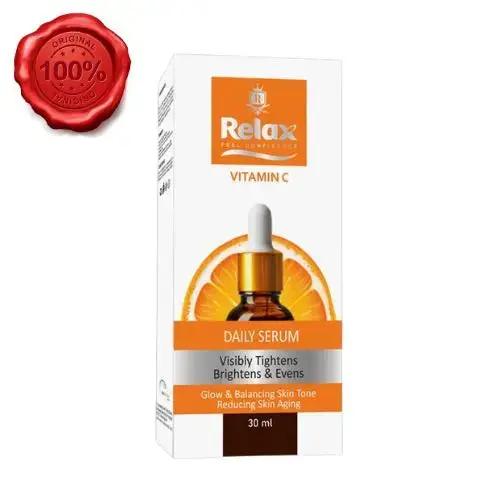 Relax UK Vitamin C Face Serum 30ml glow & balancing Skin Tone, Reducing Skin aging Reviews ⭐⭐⭐⭐⭐(FREE HOME DELIVERY) Multi Collection Online